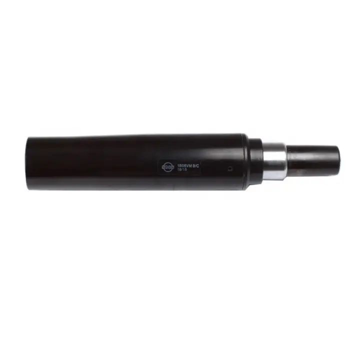 The Refurne Hydraulic Gas Lift Replacement for Herman Miller Chair Size A and B is a black, cylindrical part with a metallic end, perfect for Aeron chair repairs, shown isolated on a white background.