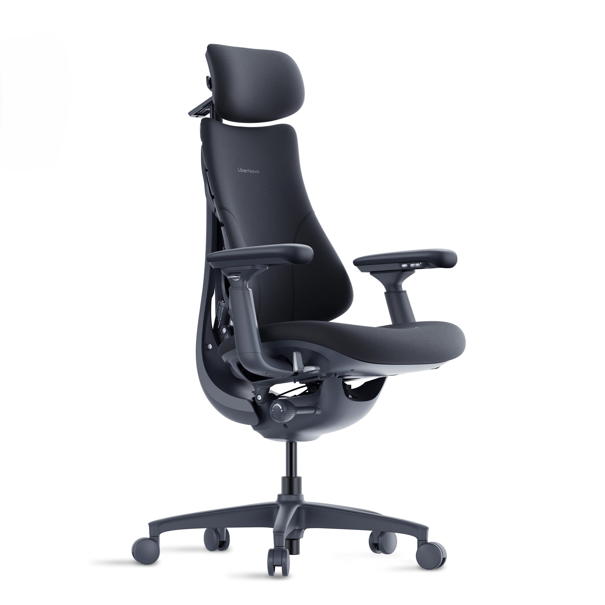 LiberNovo Omni Dynamic Ergonomic Chair – Midnight Black, 48cm Seat – Brand New