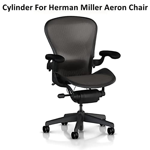 Refurne Hydraulic Gas Lift Replacement for Herman Miller Chair Size A and B, ideal for upgrading comfort and support. Perfect as an Aeron chair replacement part. Shown on a white background.