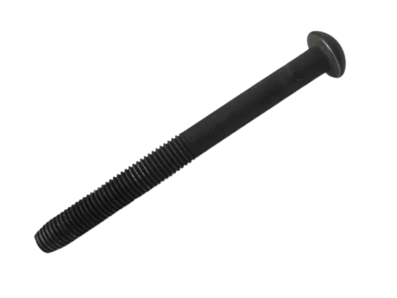 The Refurne Replacement Arm Bolt for Herman Miller Aeron Chair, a long black metal bolt with threading on one end and a rounded head, is shown against a plain white background.