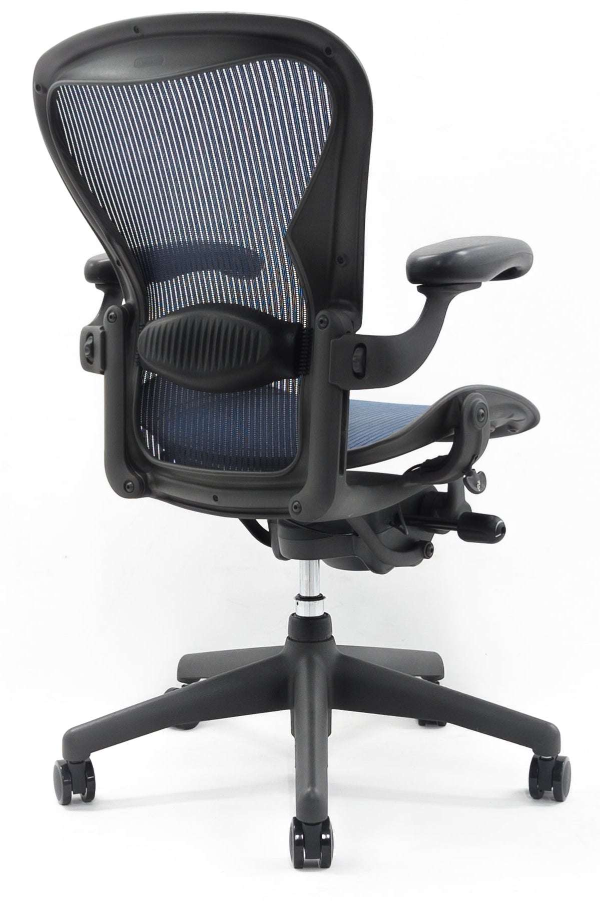 Herman Miller Aeron Chair Size B – Fully Loaded with Lumbar Support (Blue Mesh)