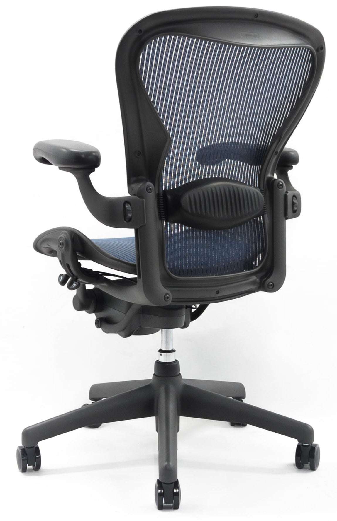 Herman Miller Aeron Chair Size B – Fully Loaded with Lumbar Support (Blue Mesh)