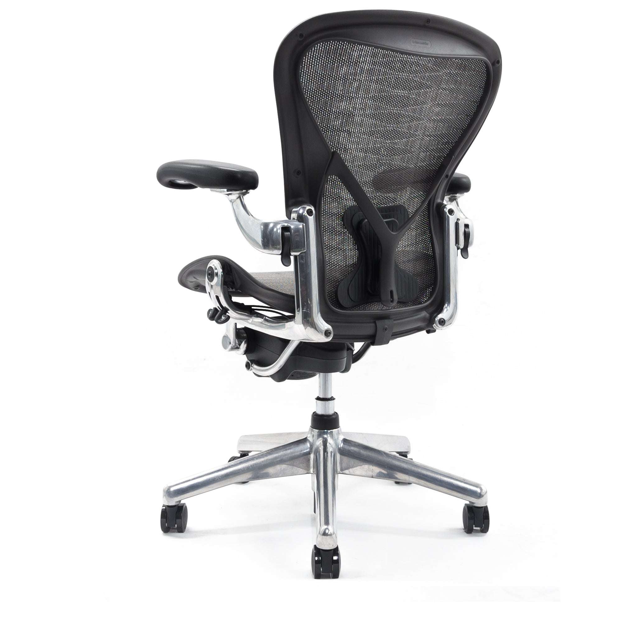 Herman Miller Aeron Posturefit Chrome Office Chair - Size B - FULLY LOADED