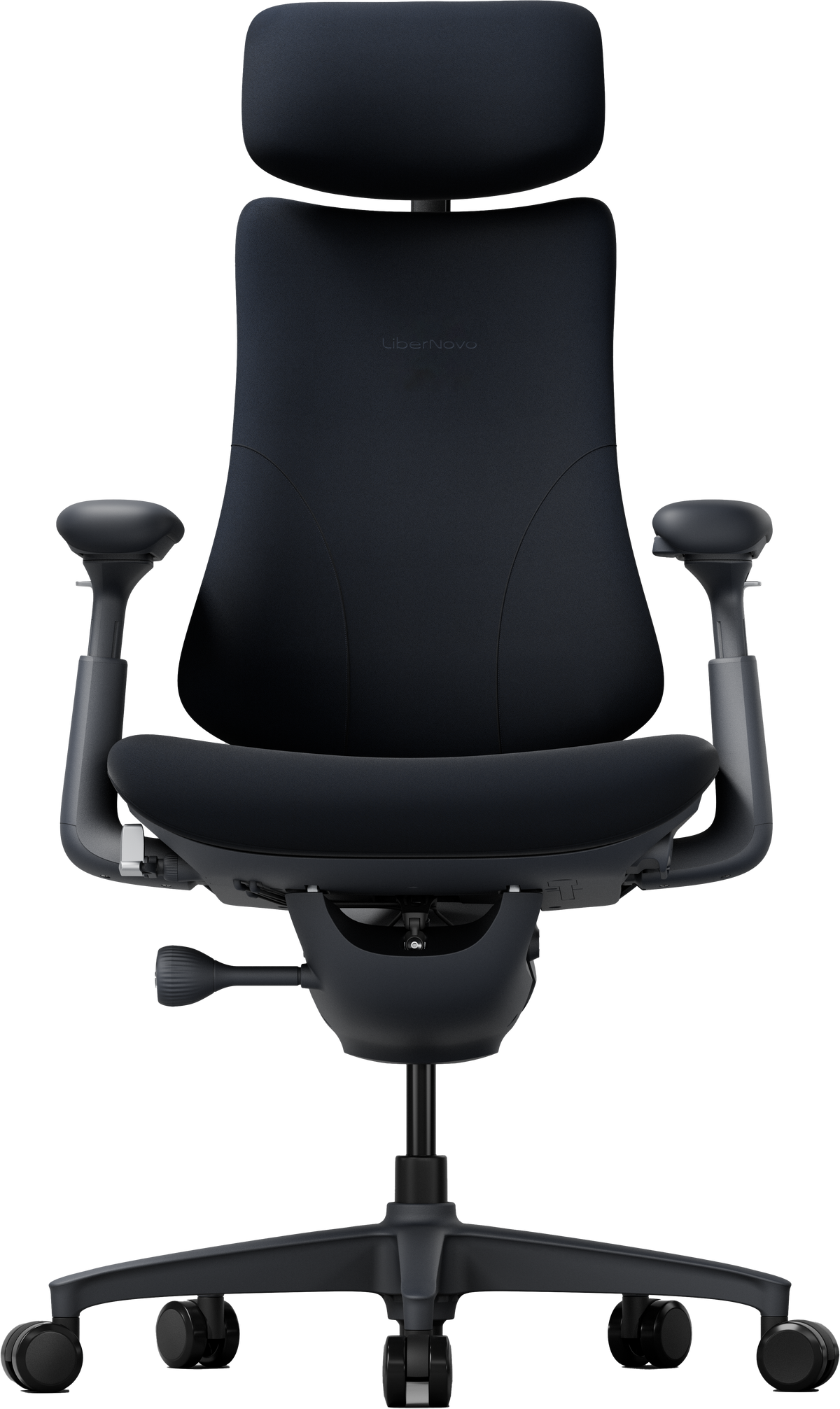 LiberNovo Omni Dynamic Ergonomic Chair – Midnight Black, 48cm Seat – Brand New