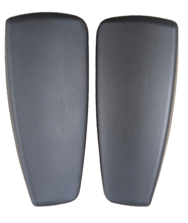 Herman Miller Embody Chair OEM Arm Pads – Black Vinyl + Screws