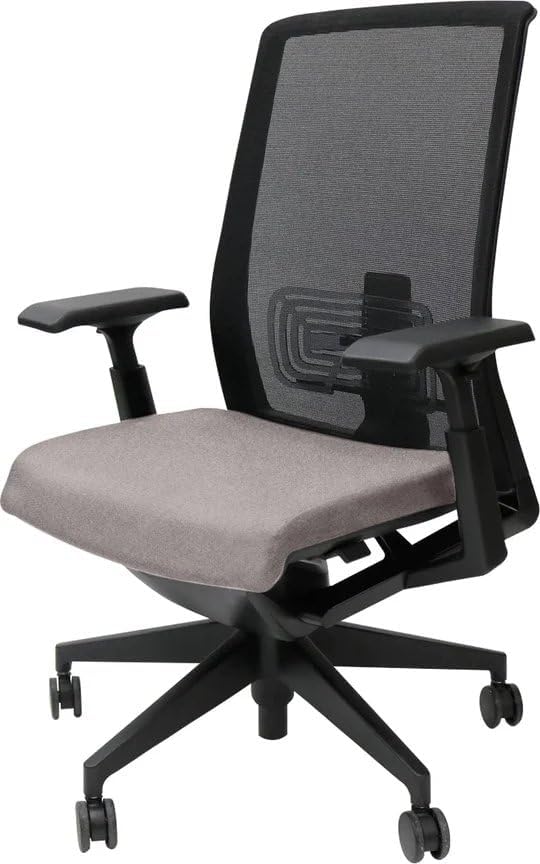 Refurne Haworth Very Chair Replacement Arm Pads in black (pair) provide ergonomic support and can be used to upgrade your office chairs adjustable armrests for enhanced comfort.