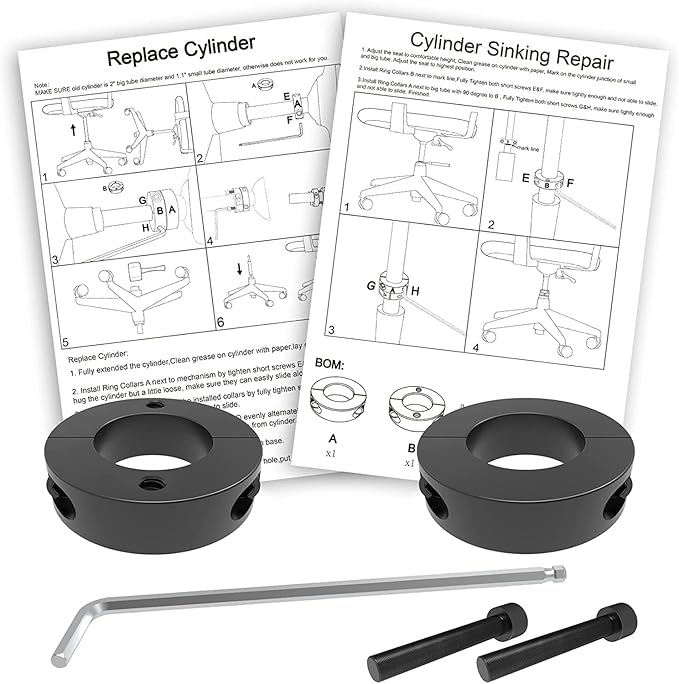 Chair Cylinder Removal Tool – Gas Lift Removal Kit for Office Chairs