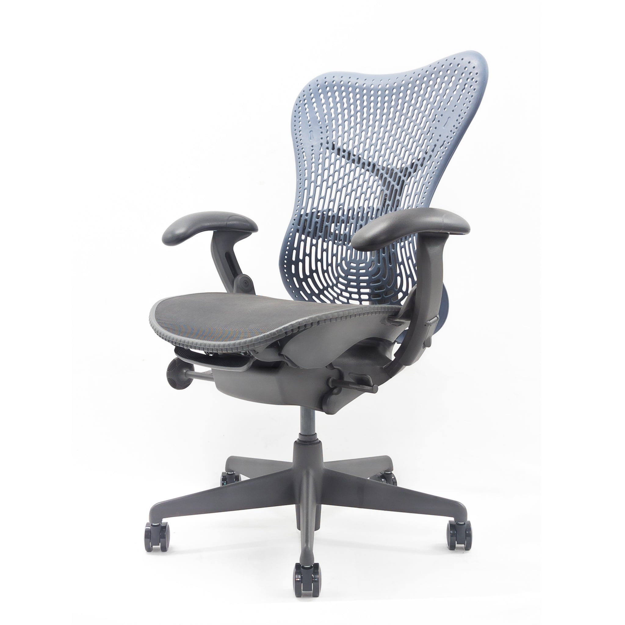 Herman Miller Mirra Fully Loaded Office Chair with Lumbar Support Blue/Graphite