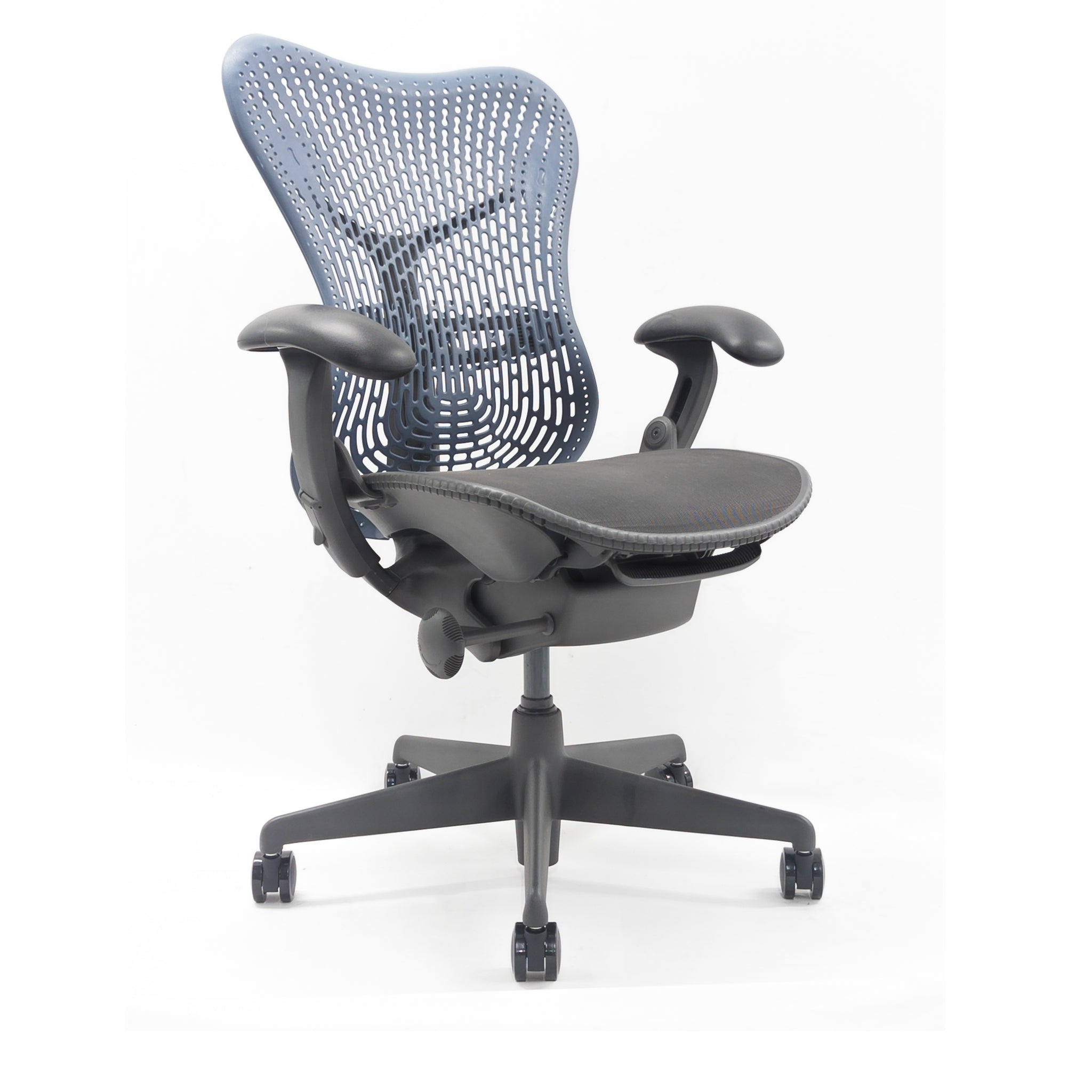 Herman Miller Mirra Fully Loaded Office Chair with Lumbar Support Blue/Graphite