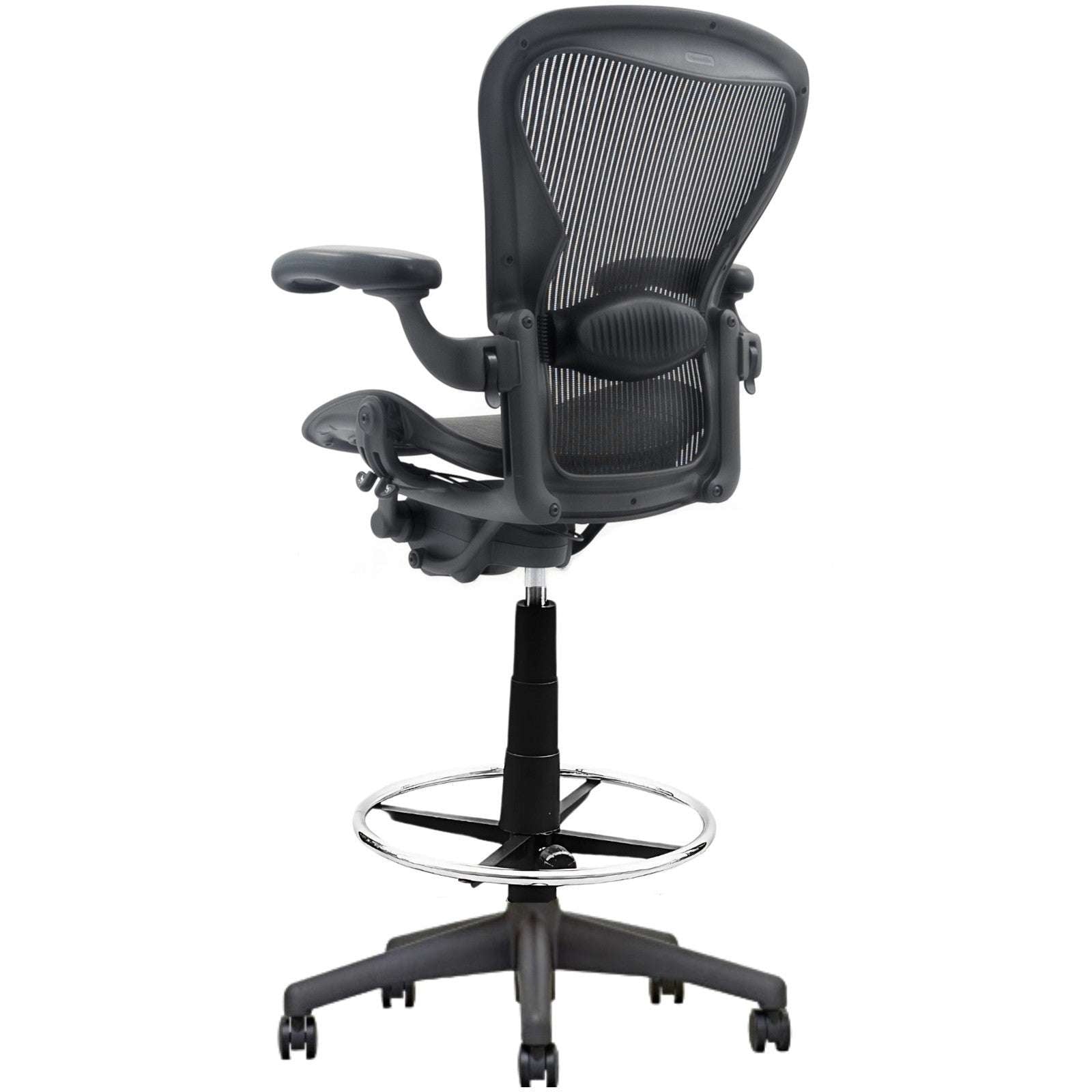 Herman Miller Aeron Lumbar Stool Chair Size B – Fully Loaded (MK2)