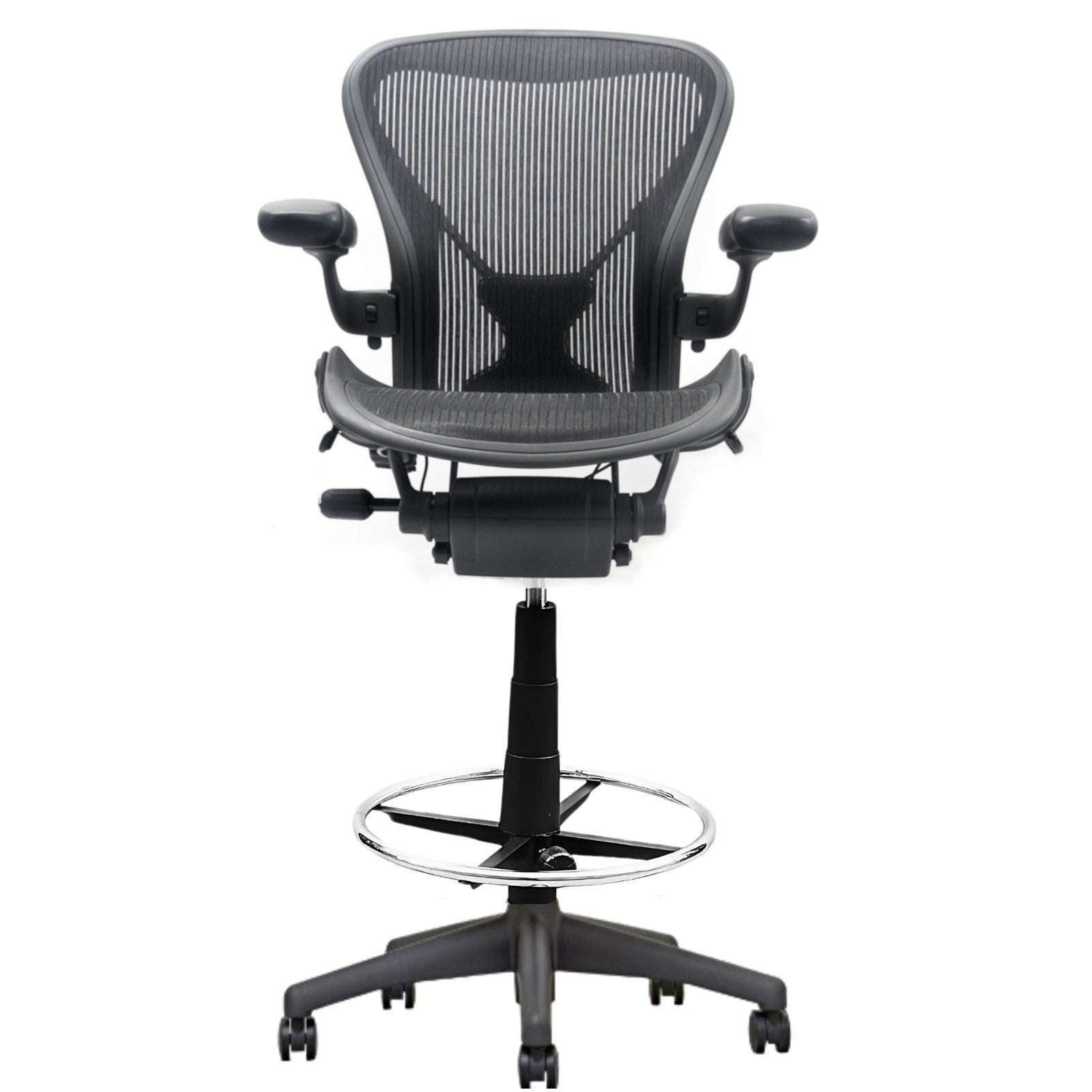 Herman Miller Aeron Posturefit Stool Chair Size B – Fully Loaded (MK2)