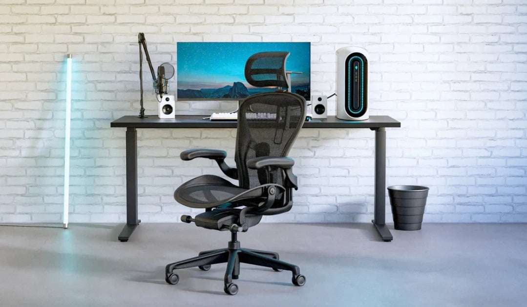 Atlas Headrest for Herman Miller Aeron Remastered Chair - Graphite