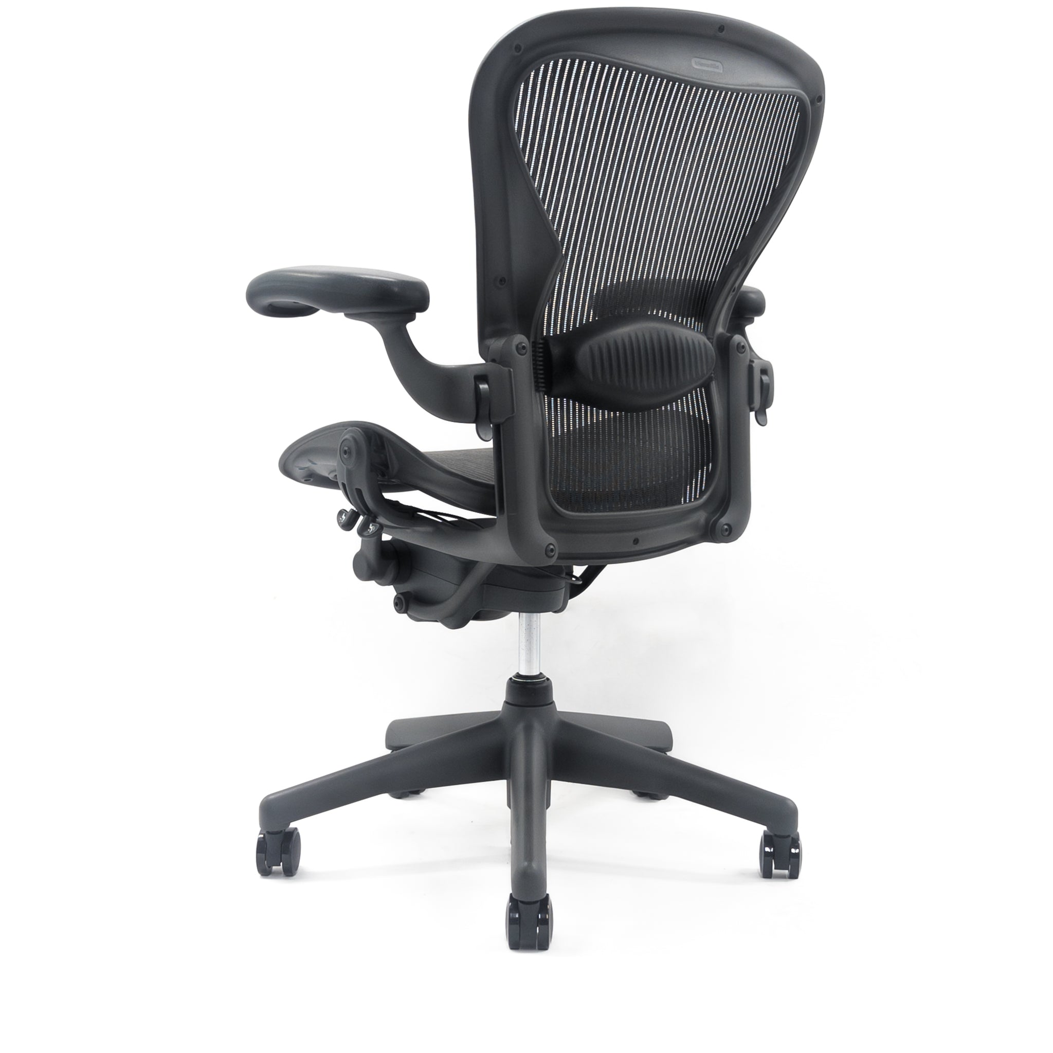 Herman Miller Aeron Lumbar Support Size B Back Left View