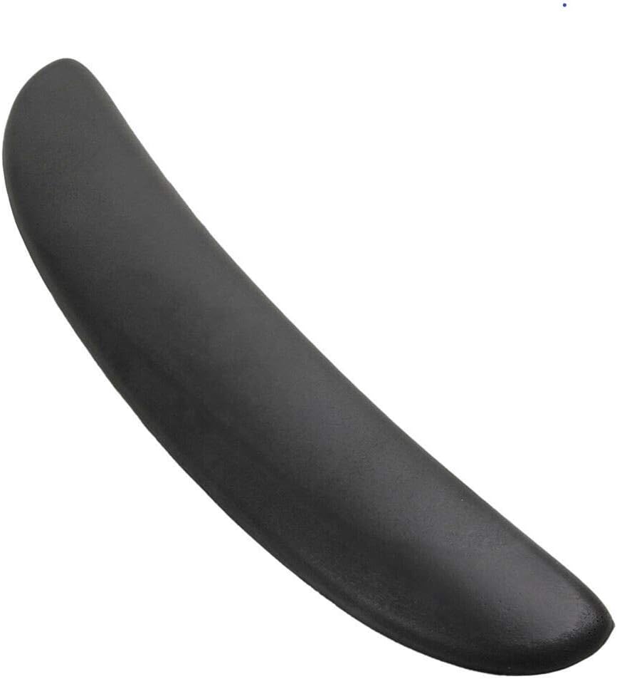 The Refurne Herman Miller Aeron Size B Refurbish Kit features a smooth, curved black lumbar support and other parts, made of solid materials and displayed against a plain white background.