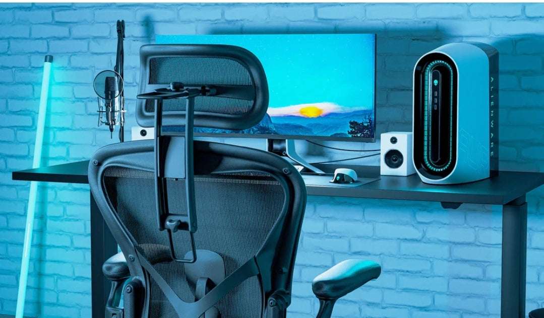 Atlas Headrest for Herman Miller Aeron Remastered Chair - Onyx