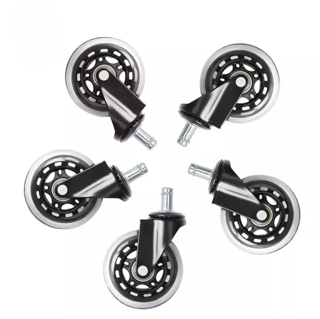 Herman Miller Clear Rollerblade Wheels (3 Inch)