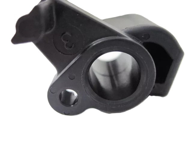 Close-up of a black plastic Refurne Forward Tilt Cam for Classic Herman Miller Aeron Chair (MK1 & MK2), featuring a round central hole, smaller secondary hole, angled side, and the embossed number 3 on its surface.