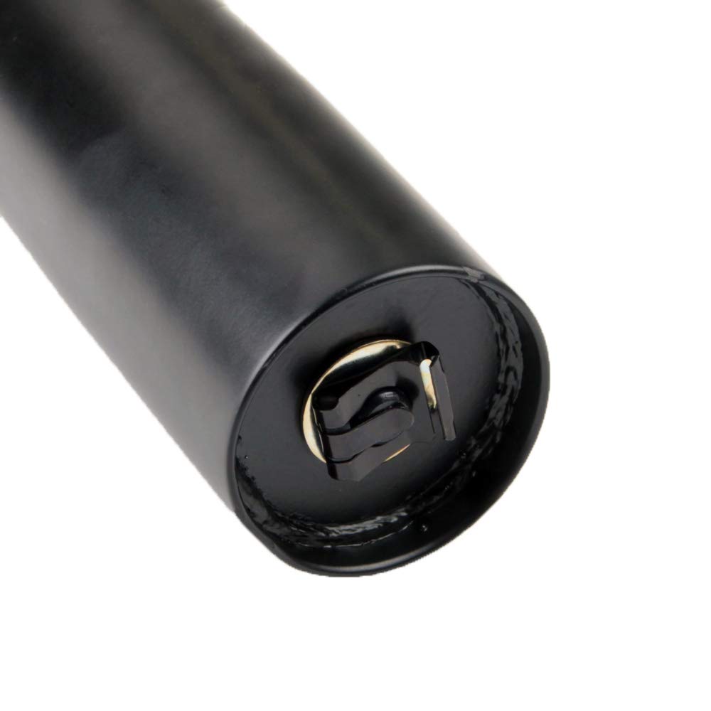 Close-up of the Refurne Gas Lift Cylinder for Herman Miller Mirra 1 & other office chairs (cable side activated), featuring a black body with a metal terminal, positioned diagonally on a white background.